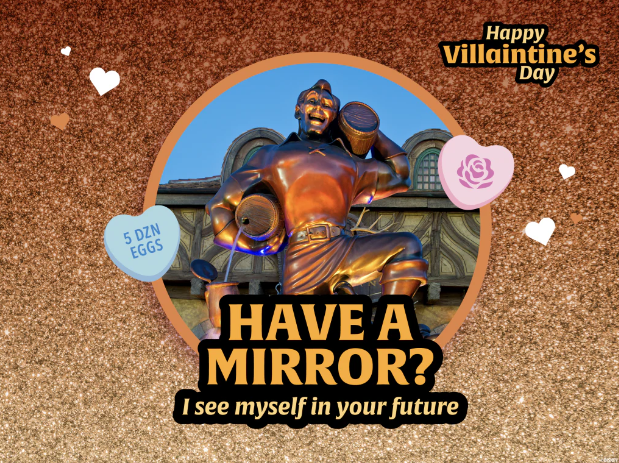 6 Delightfully Charming Disney Valentine's Wallpapers 6 gaston