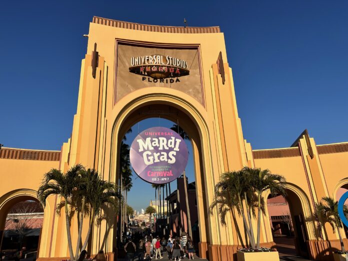 universal mardi gras entrance universal mardi gras entrance
