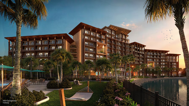 Disney Reveals Name, Opening Window, and New Concept Art for DVC Tower at Disney’s Polynesian Village Resort 1 DVC tower