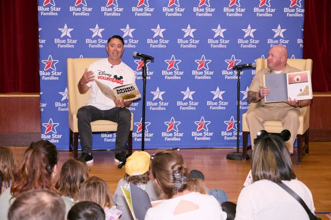 Disney Makes Magic for Military Kids with Thousands of Book Donations! 3 reading
