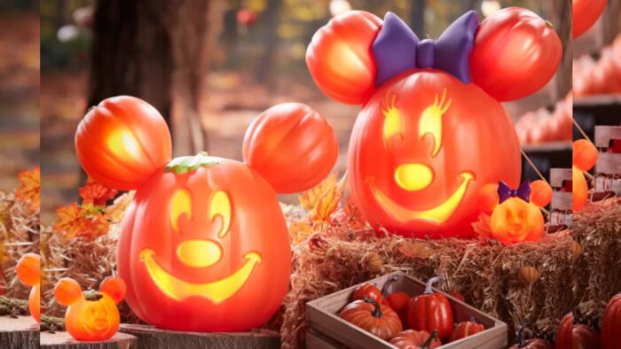 Disney Store Unveils New Mickey and Minnie Light Up Pumpkins for Halloween! 1 Mickey and Minnie Light Up Pumpkins