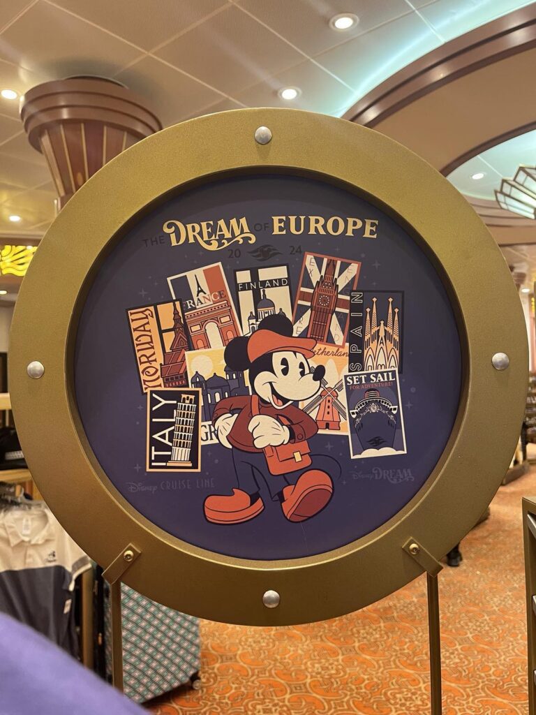 Set Sail for Europe with Disney Cruise Line! 17 cruise europe merch 1