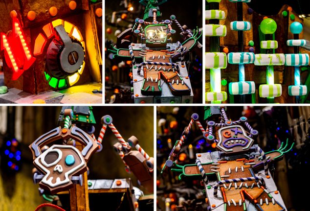 Crafting the Haunted Mansion Holiday Gingerbread House 2 haunted mansion