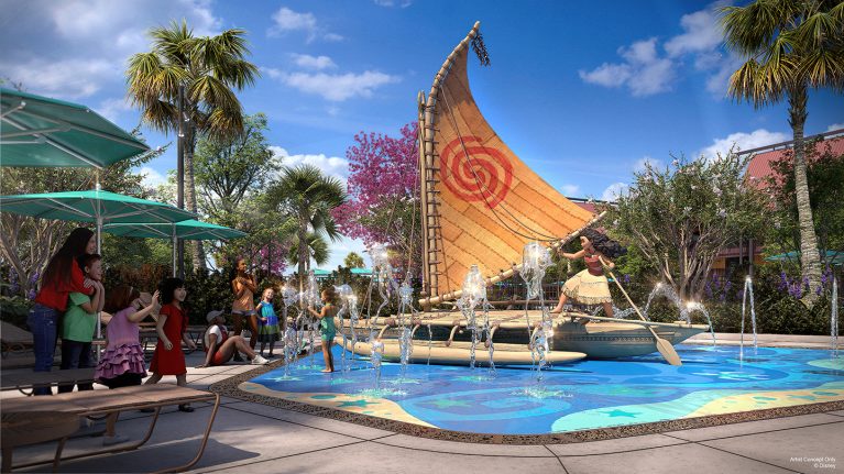 Island Tower Unveiled: New Features at Disney's Polynesian Villas & Bungalows 2 moana splash