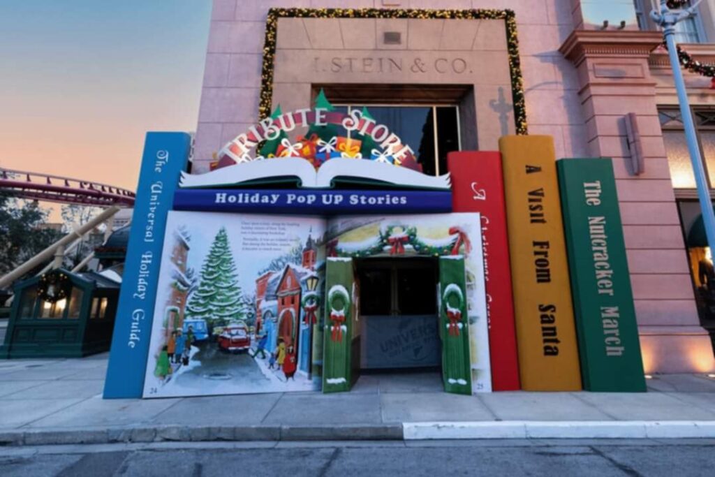 Universal Orlando Has Transformed into a Holiday Wonderland for 2024 5 First Look at 2024 Universal Orlando Holiday Tribute Store 1