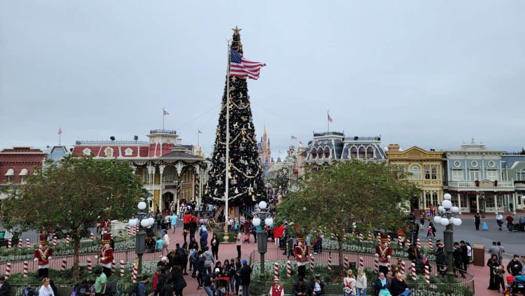 A Star-Spangled Day at Walt Disney World 3 main street usa flag