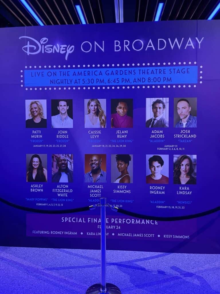 Hidden Details Revealed for Disney on Broadway Exhibit in EPCOT 14 broadway15