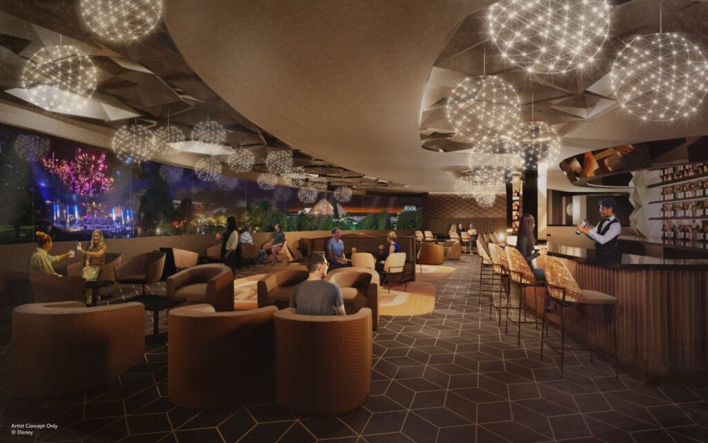 New Magic Kingdom Lounge Opens and Details Revealed for Spaceship Earth Lounge in EPCOT 8 GEO-82