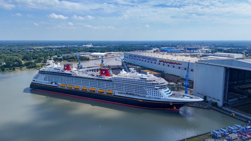 First Look: Disney Destiny Floats Out of the Shipyard 1 Disney destiny