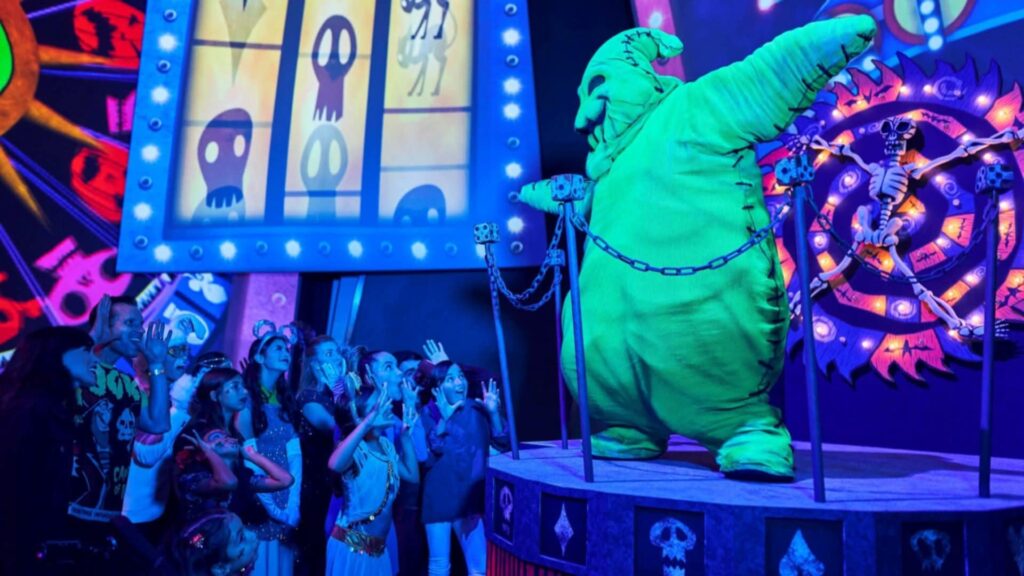 Where to find the Disney characters at Ooogie Boogie Bash 1 Where to find the Disney characters at Ooogie Boogie Bash 1