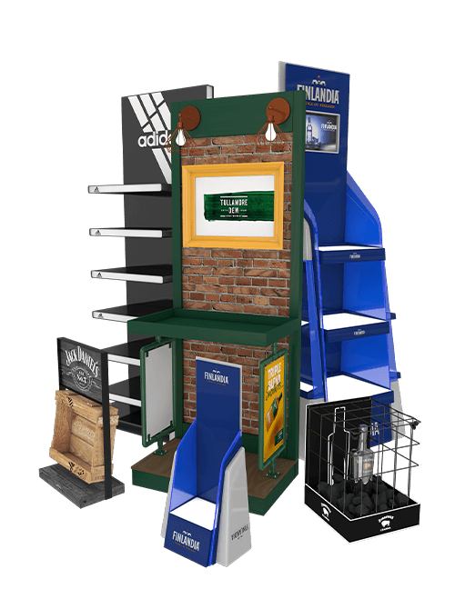 PermanentPOS - stojaki i standy reklamowe kartonowo-drewniane i plexi