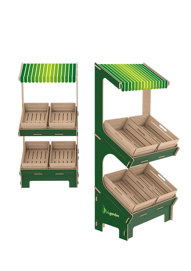 stand drewniany Bio Display