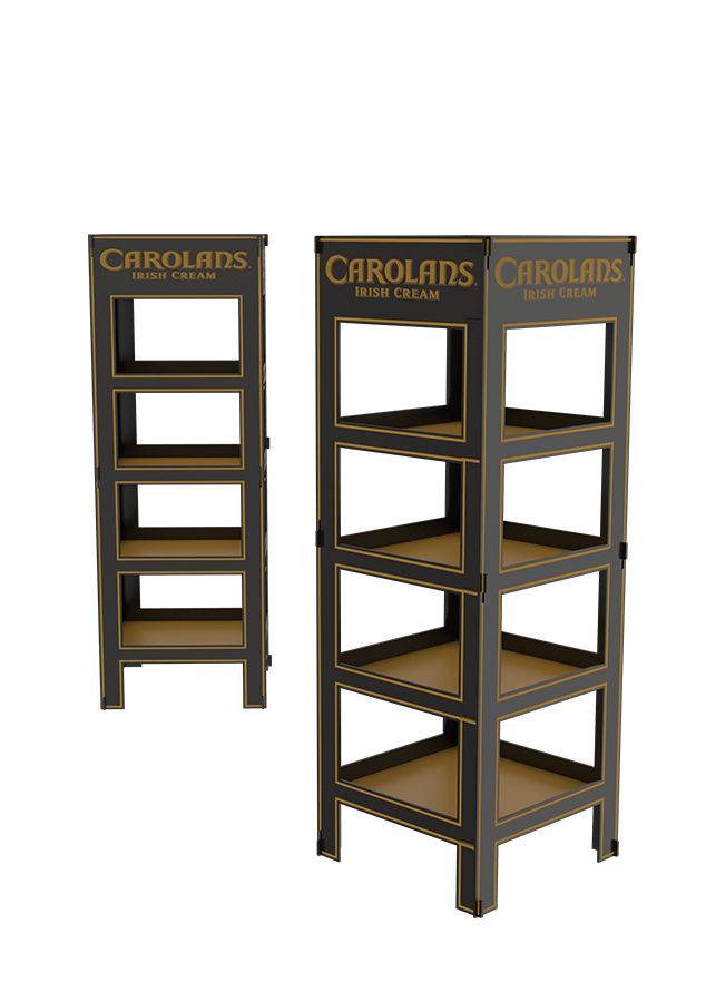 stand drewniany Carolans Display