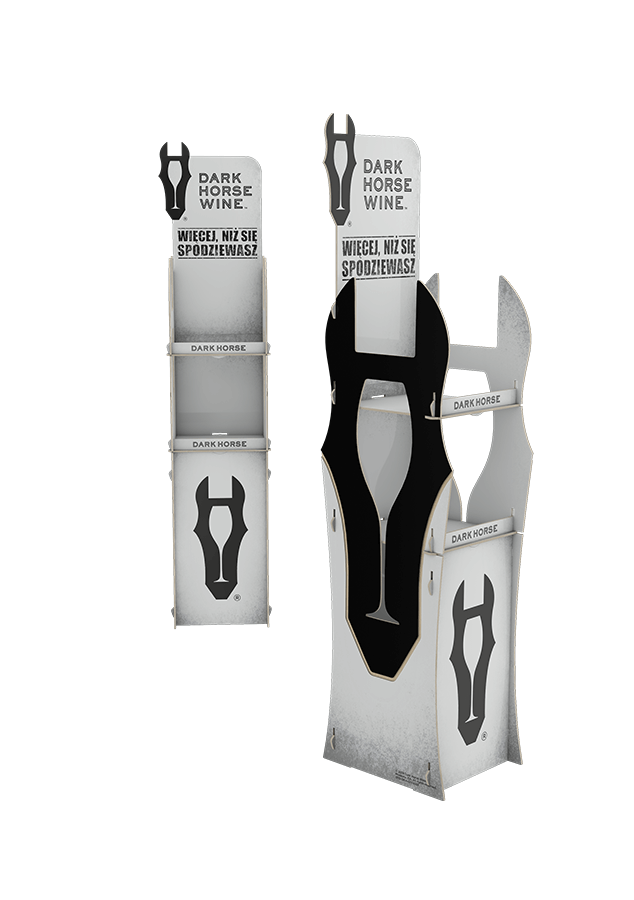 Stand reklamowy Dark Horse Display