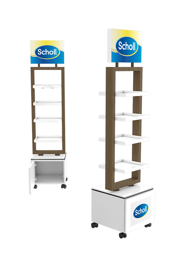 meble wystawiennicze Scholl Display