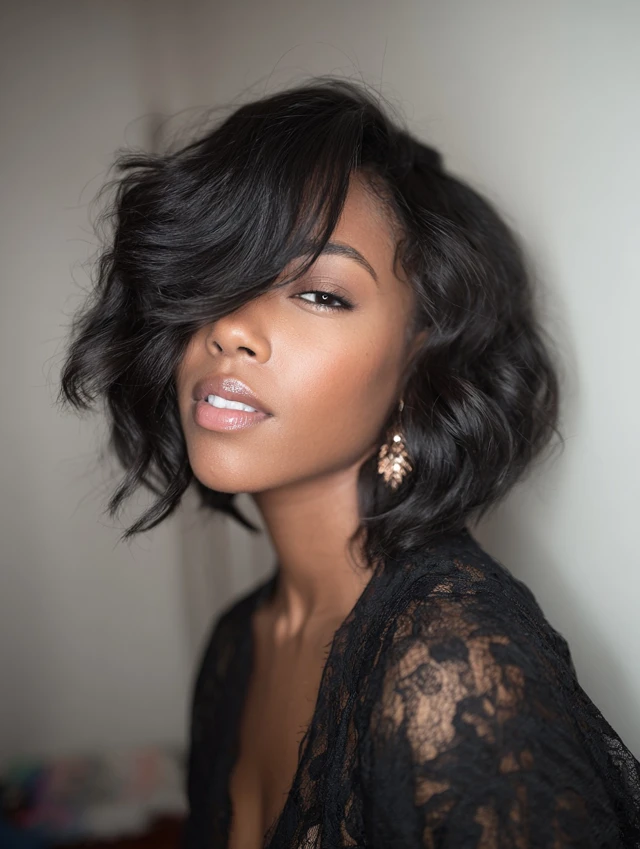 22 Stylish Bob Haircuts With Bangs Perfect for Black Women Today