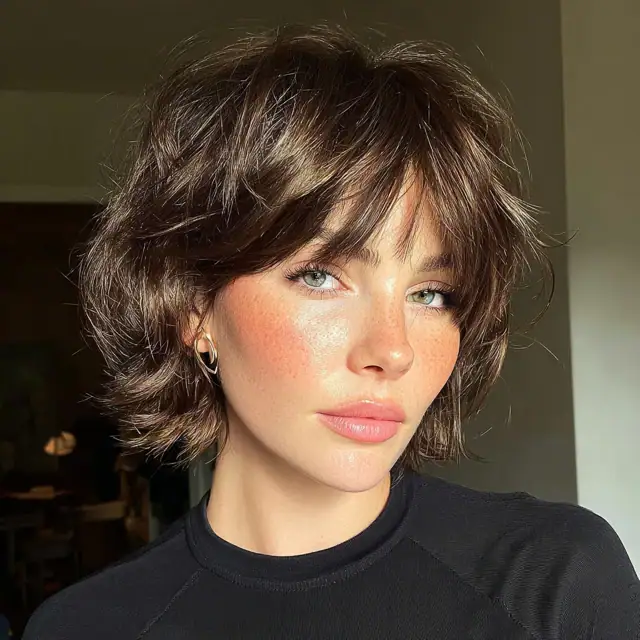 19 Stylish Messy Short Haircuts Perfect for Thick Hair Volume