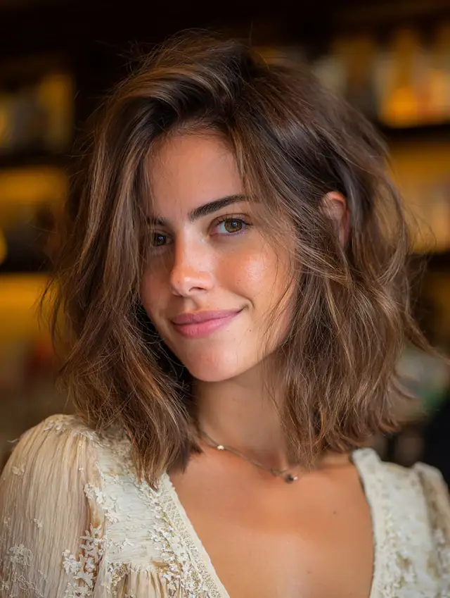 24 Elegant LOB Hairstyles That Enhance Thick Hair’s Natural Volume