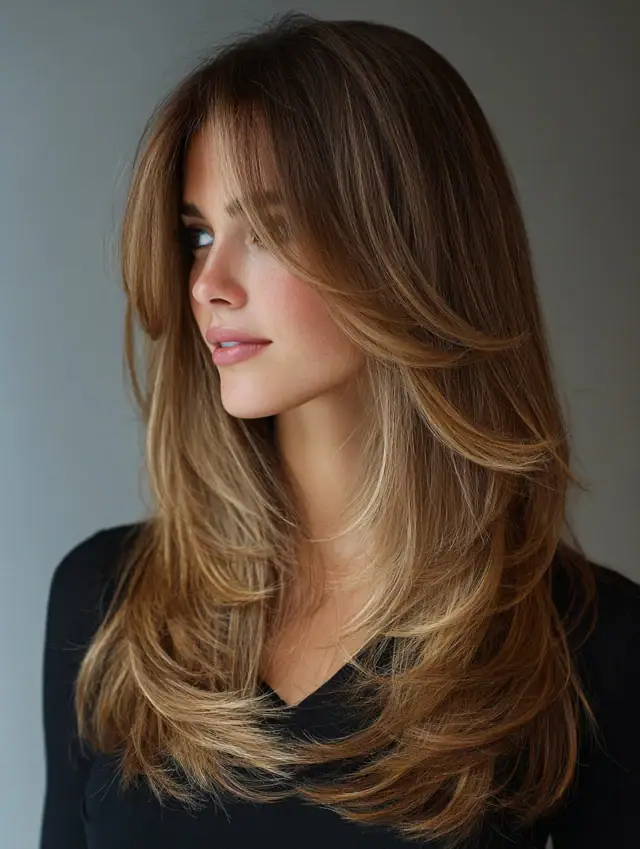 22 Flattering Wolf Cut With Highlights That Enhance Layers and Shape