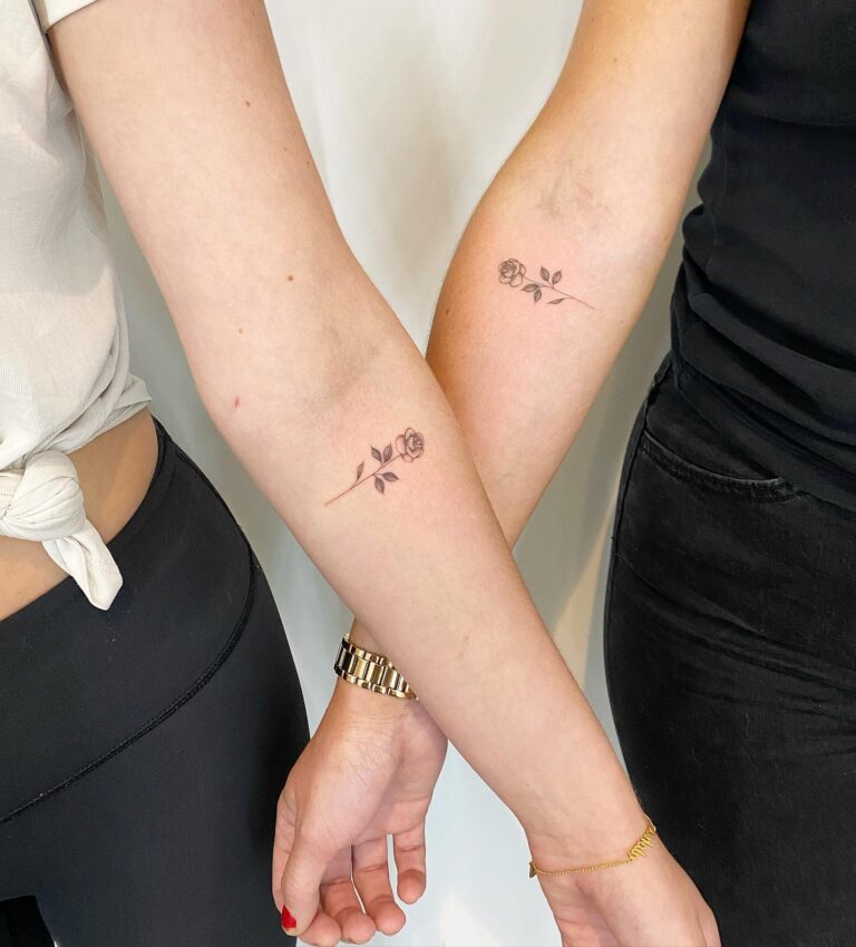 Matching Tattoos for Best Friends