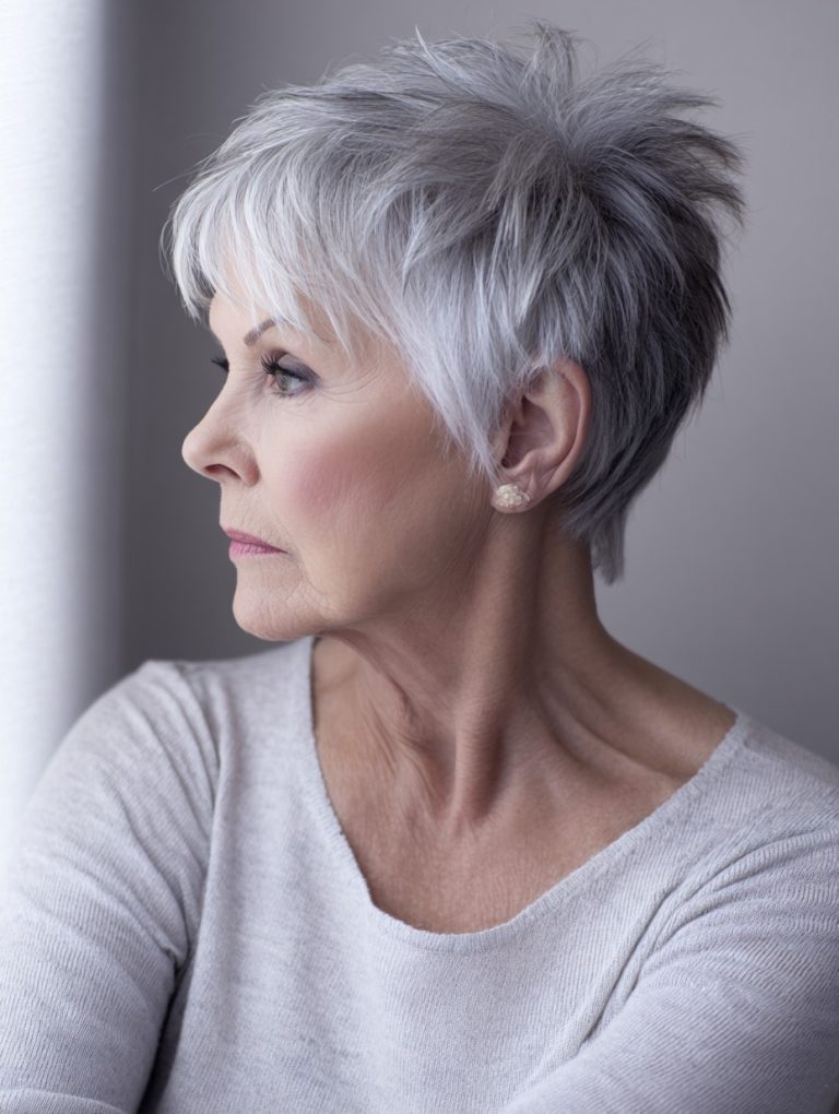 vShort Hairstyles for Women Over 60