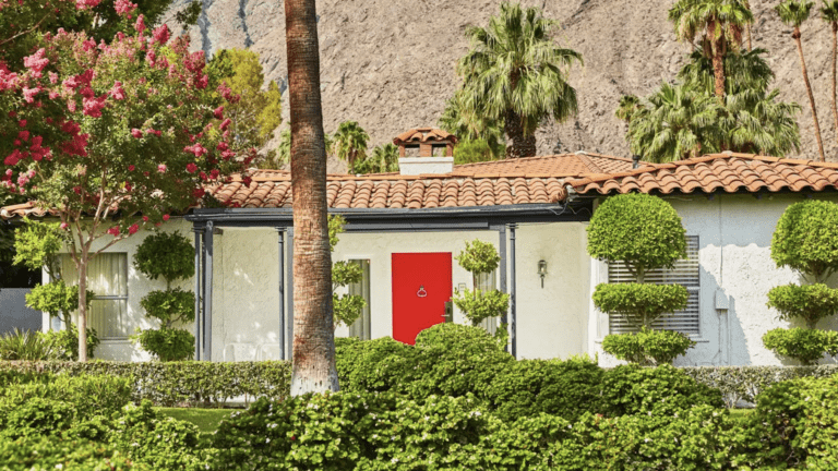 A vibrant dog park bathed in sunlight features abundant greenery with mature trees, offering ample shade for leisurely outdoor activities. In the distance is a well-equipped playground that presents an additional activity area. An inviting picnic table spreads out nearby, ideal for enjoying meals al fresco or taking relaxing breaks from play. A neatly-placed trash bin aids in maintaining the park's cleanliness for everyone's enjoyment. Dominating the scene is a generously wide dirt path gracefully curving through the expanse of grass, promising exploratory walks and lively fetch games.