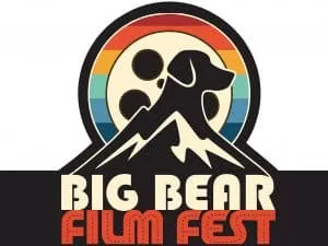 Big Bear Film Fest logo with dog replacing bear