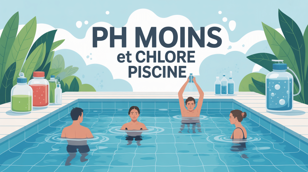 Peut on mettre ph moins et chlore en même temps traitement global piscine