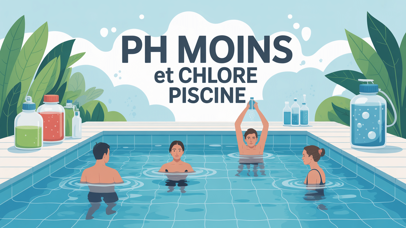 Peut on mettre ph moins et chlore en même temps traitement global piscine