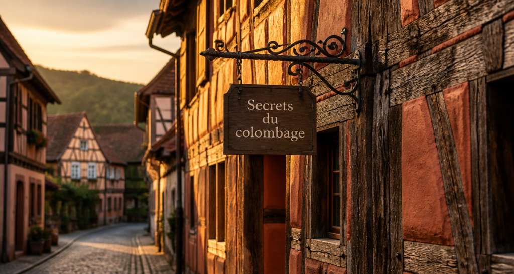 maison à colombage alsace ruelle