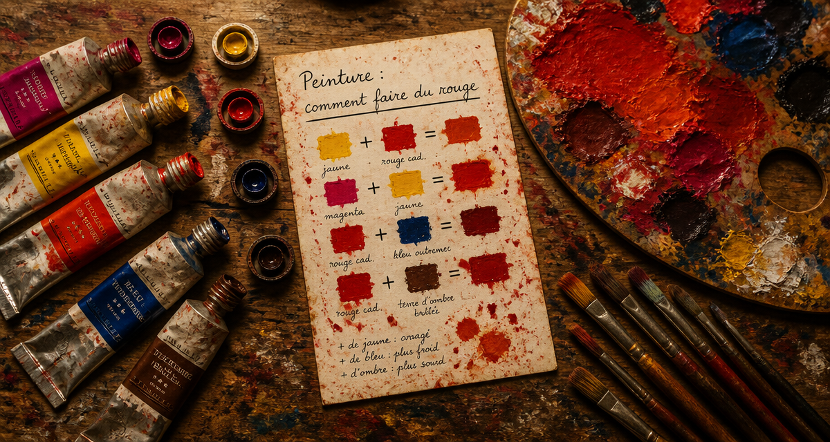 peinture comment faire du rouge nuancier bordeaux