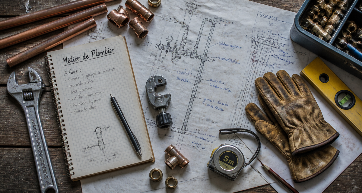 plombier metier plans outils