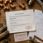 qualité plombier outils authentiques attestation