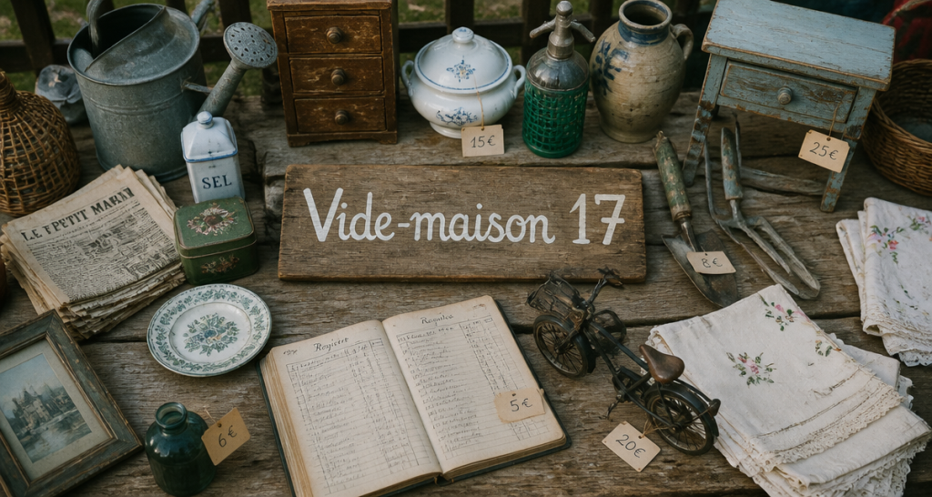 vide maison 17 table objets charente-maritime