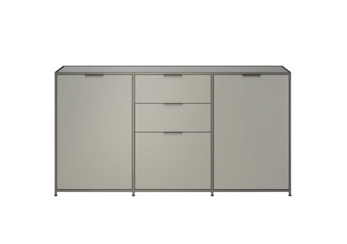 Ligne Roset: Dita Sideboard - 2 Doors 3 Drawers in Argile Lacquer