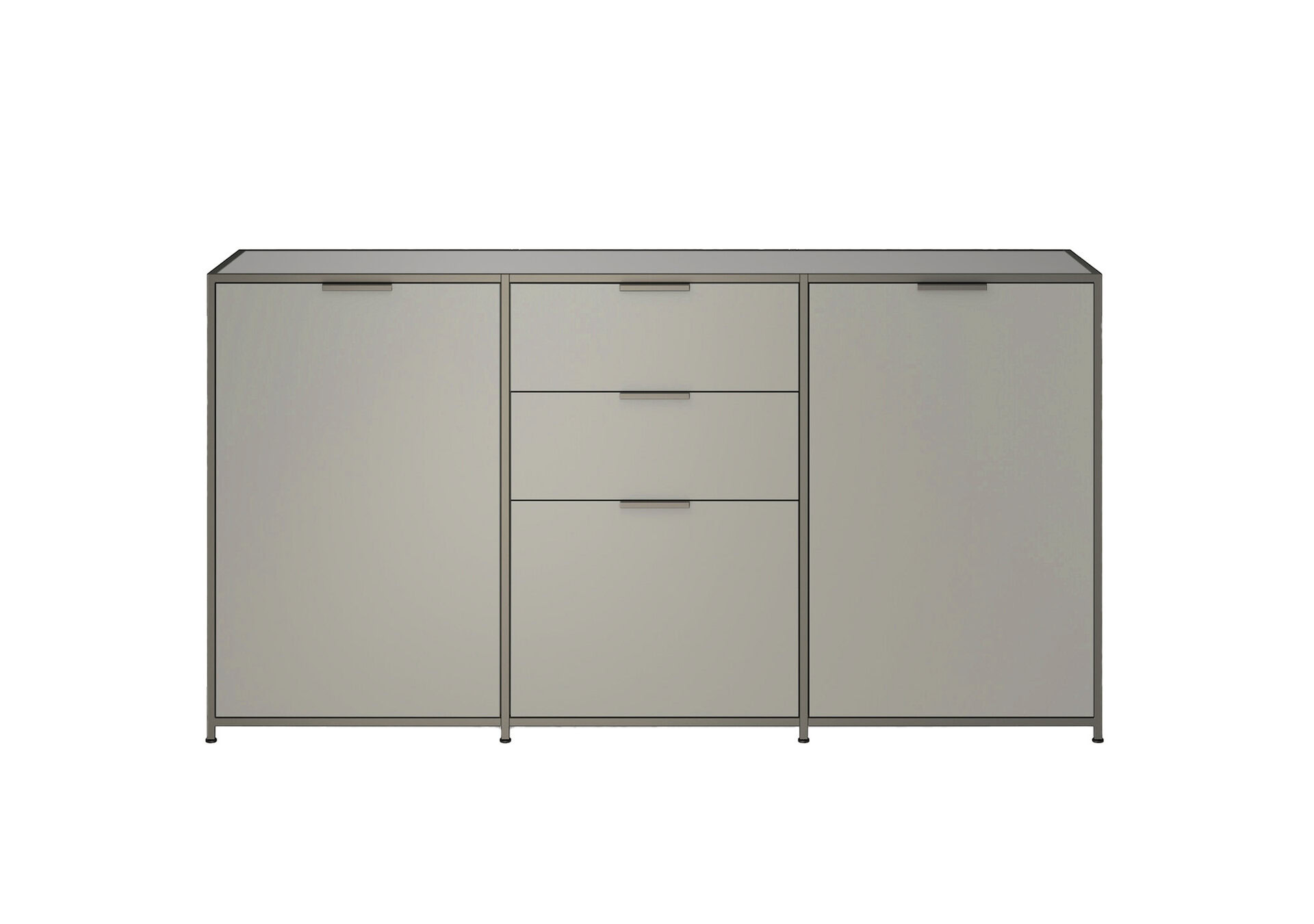 Ligne Roset: Dita Sideboard - 2 Doors 3 Drawers in Argile Lacquer