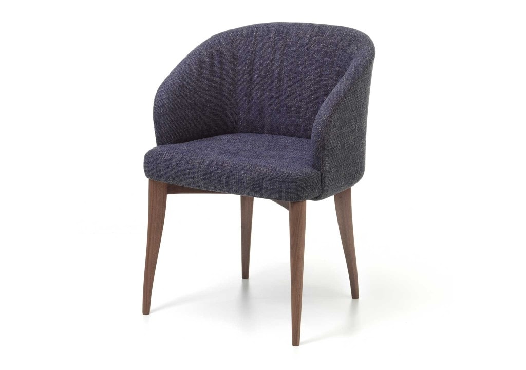 L82 Armchair Arte Brotto Legs Walnut Noce Oliato Seat Cat 1142 180 Notte