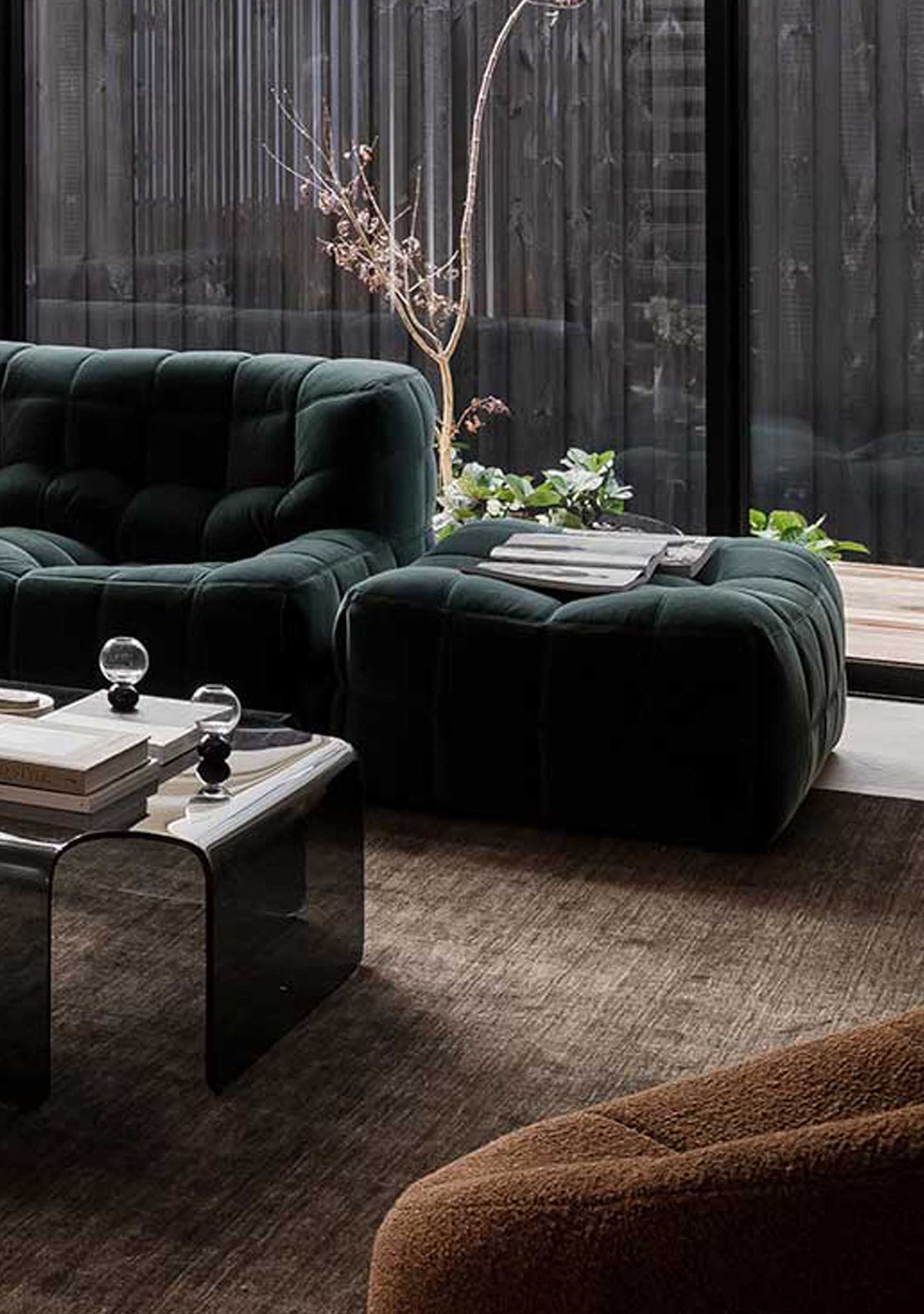 Ligne Roset: Kashima Footstool Large - Laco Sapin