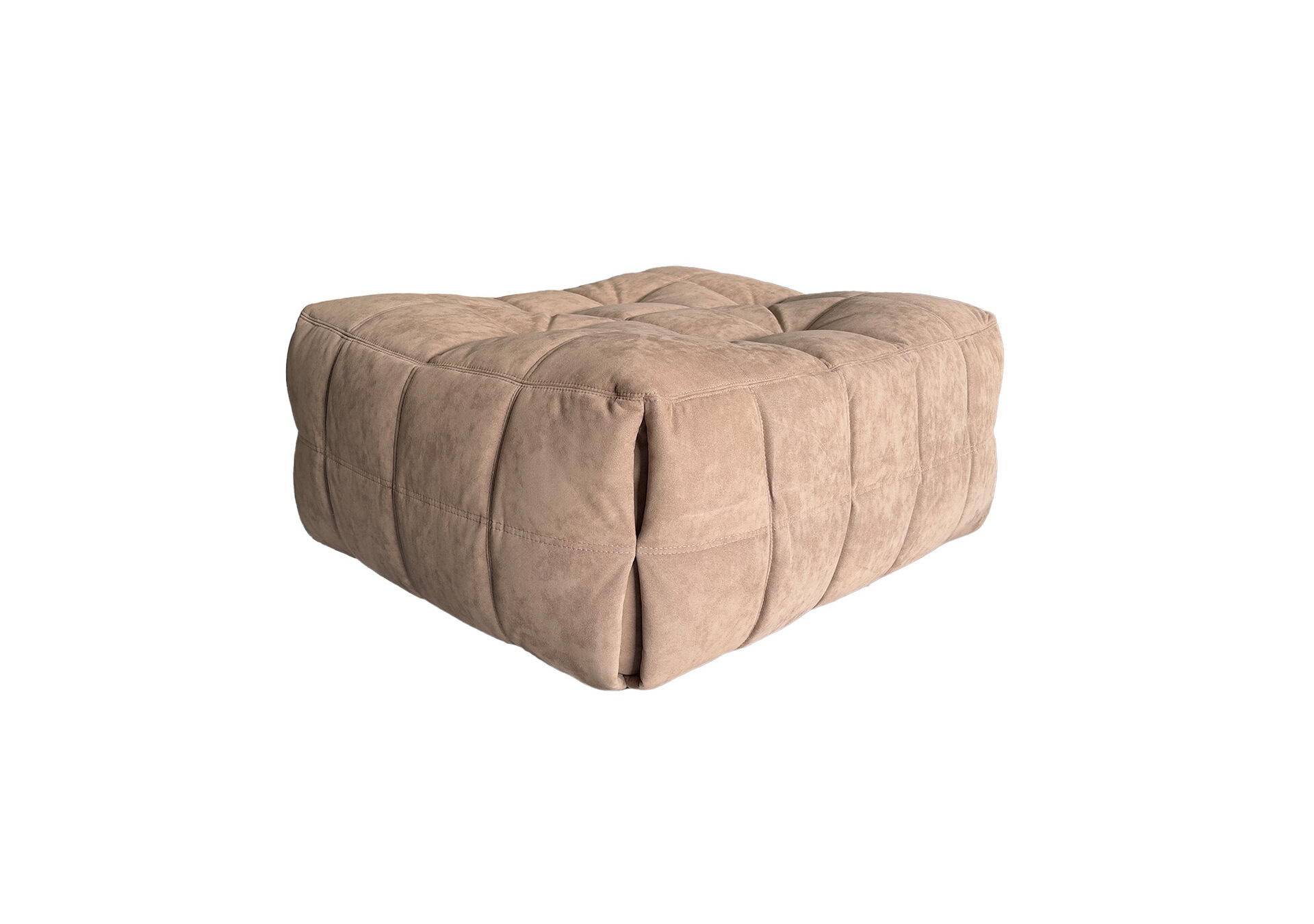 Ligne Roset: Kashima Footstool Large - Alcantara Taupe