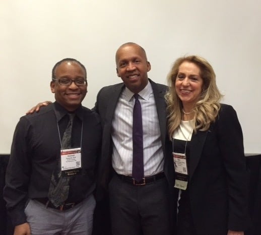 Beth with Nnamdi Pole and Bryan Stevenson