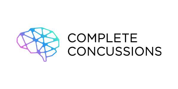 Neural network brain logo representing concussion awareness and brain health.