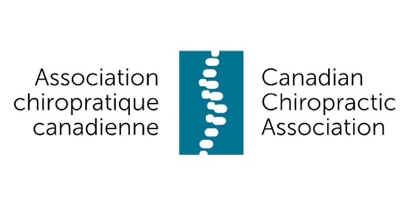 Logo of the Canadian Chiropractic Association featuring a stylized spine.