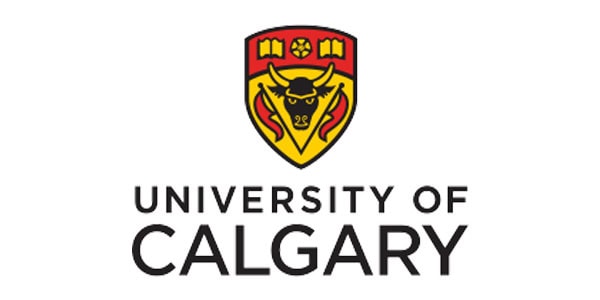University of Calgary logo with shield emblem and bold text.