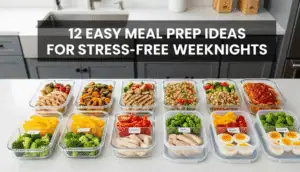 12 Easy Meal Prep Ideas for Stress-Free Weeknights 12 Easy Meal Prep Ideas for Stress-Free Weeknights
