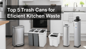 Top 5 Trash Cans for Efficient Kitchen Waste Top 5 Trash Cans for Efficient Kitchen Waste
