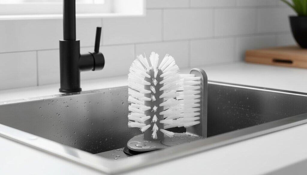 glass cup brush washer cleaning tall glass easily