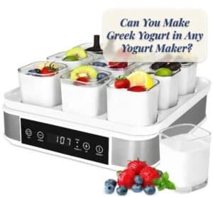 Can You Make Greek Yogurt in Any Yogurt Maker?