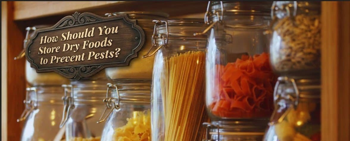 How Should You Store Dry Foods to Prevent Pests?