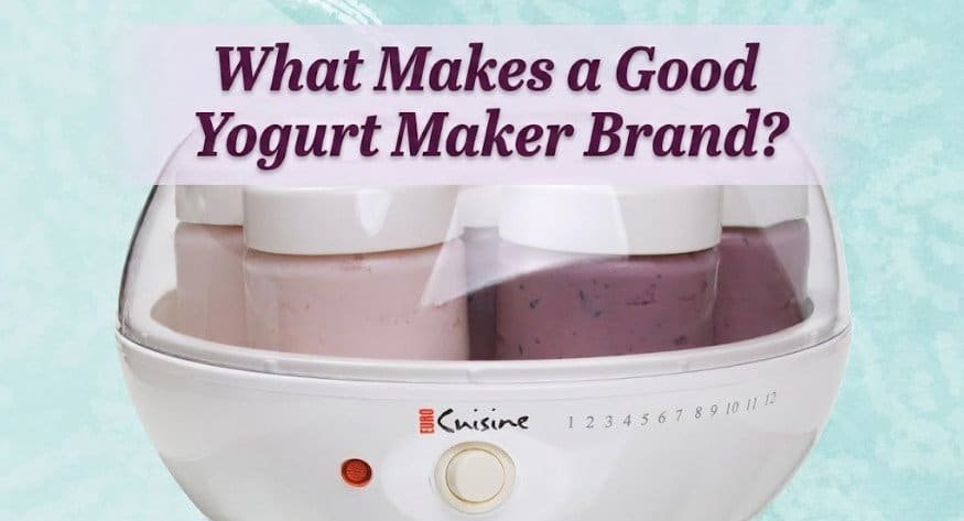 What Makes a Good Yogurt Maker Brand?