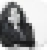 Verpixeltes Porträt einer Frau.